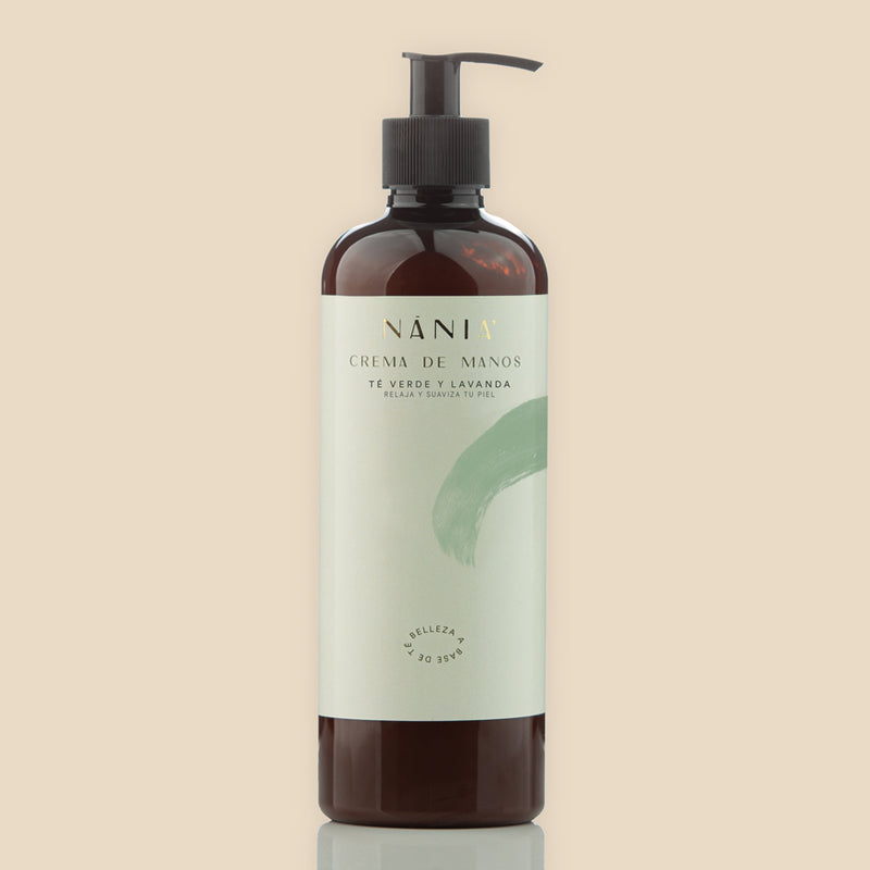 Crema de manos Té verde y lavanda 450 ml